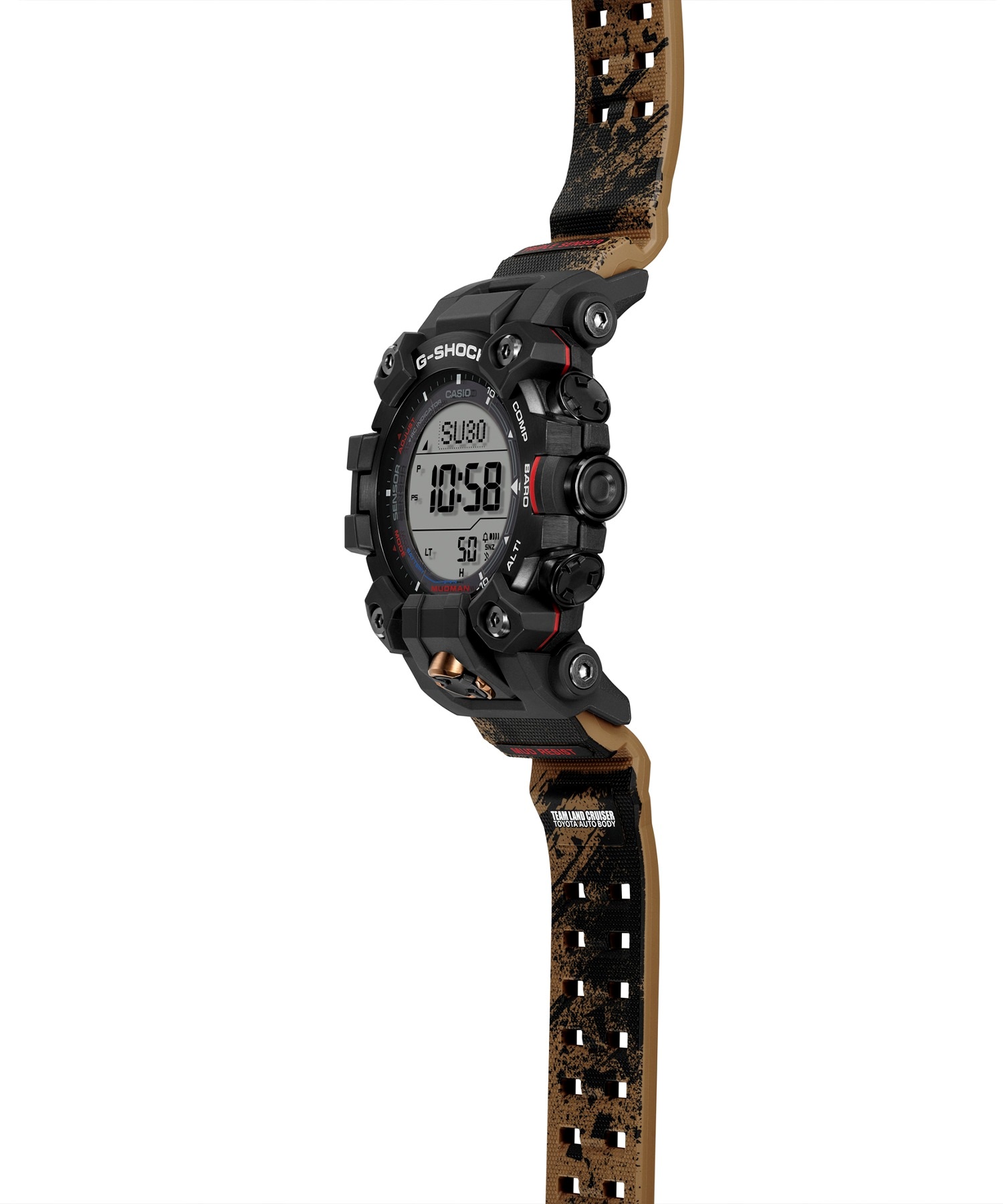 G-SHOCK ジーショック "TEAM LAND CRUISER TOYOTA AUTO BODY コラボレーションモデル" GW-9500TLC-1JR 時計 腕時計(BLACK-ONESIZE)