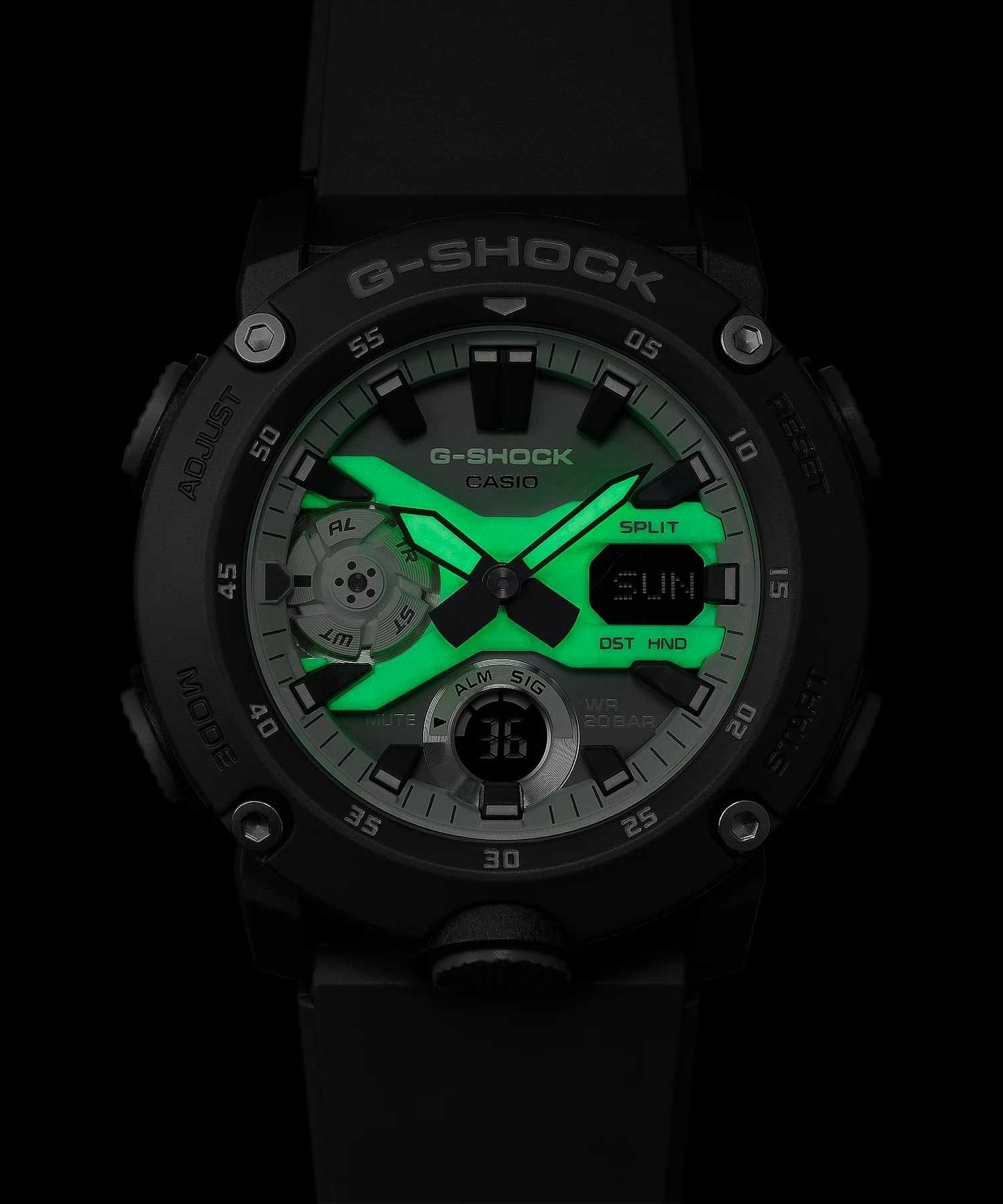 G-SHOCK ジーショック GA-2000HD-8AJF 時計 腕時計(GREY-ONESIZE)