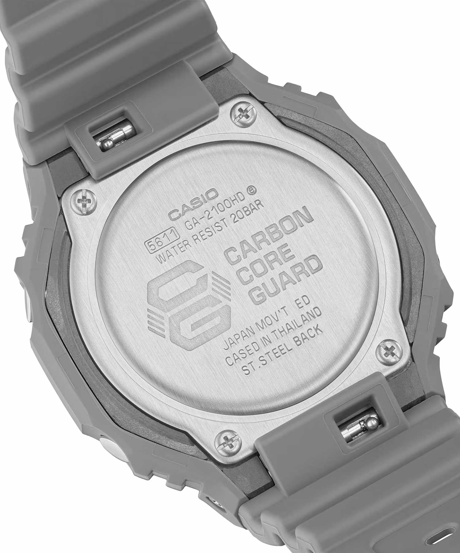 G-SHOCK ジーショック GA-2100HD-8AJF 時計 腕時計(GREY-ONESIZE)