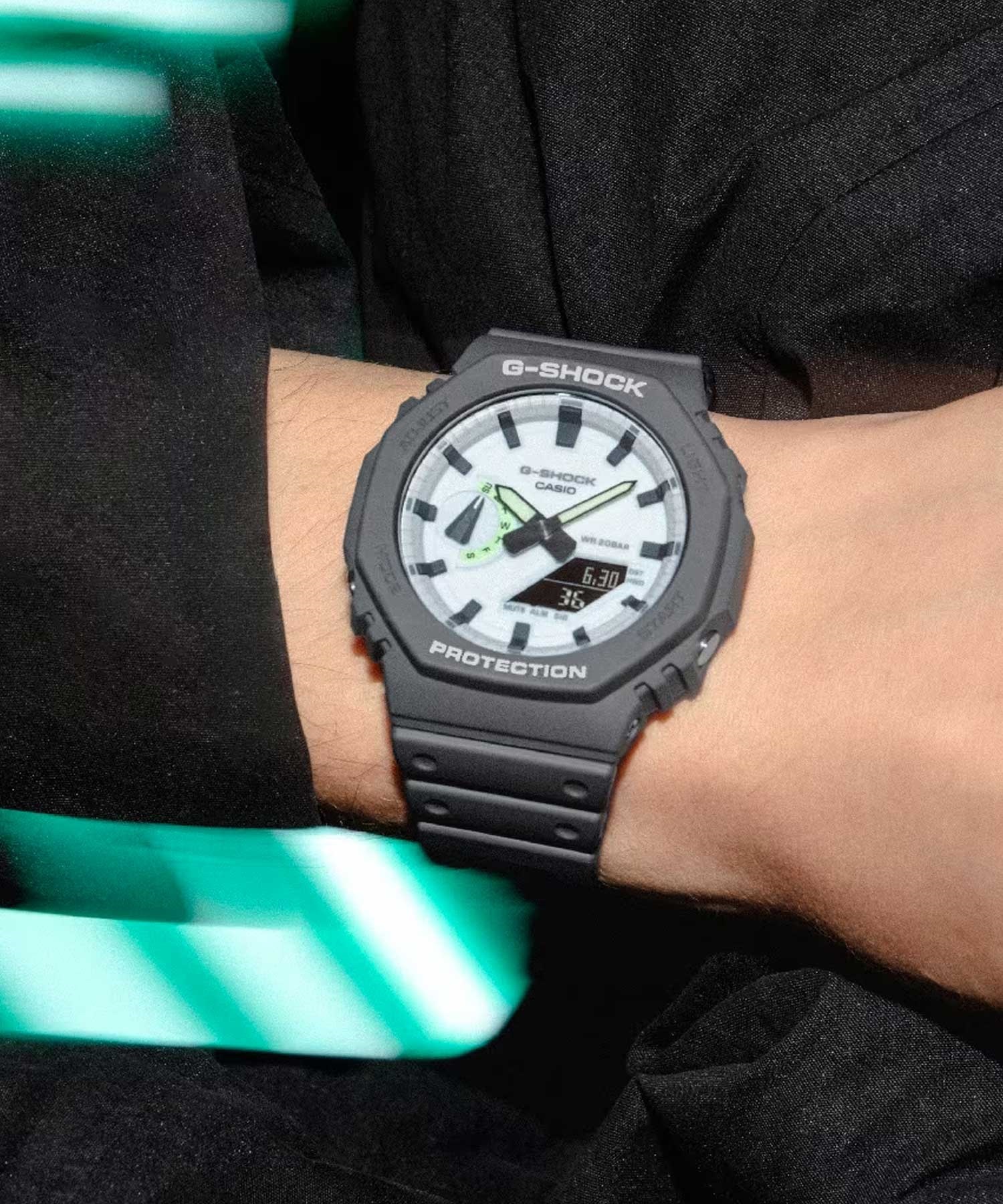 CASIO G-SHOCK ジーショック GA-2100HD-8AJF 蓄光 G-SHOCK ジーショック GA-2100HD-8AJF 蓄光パーツ HIDDEN GLOW