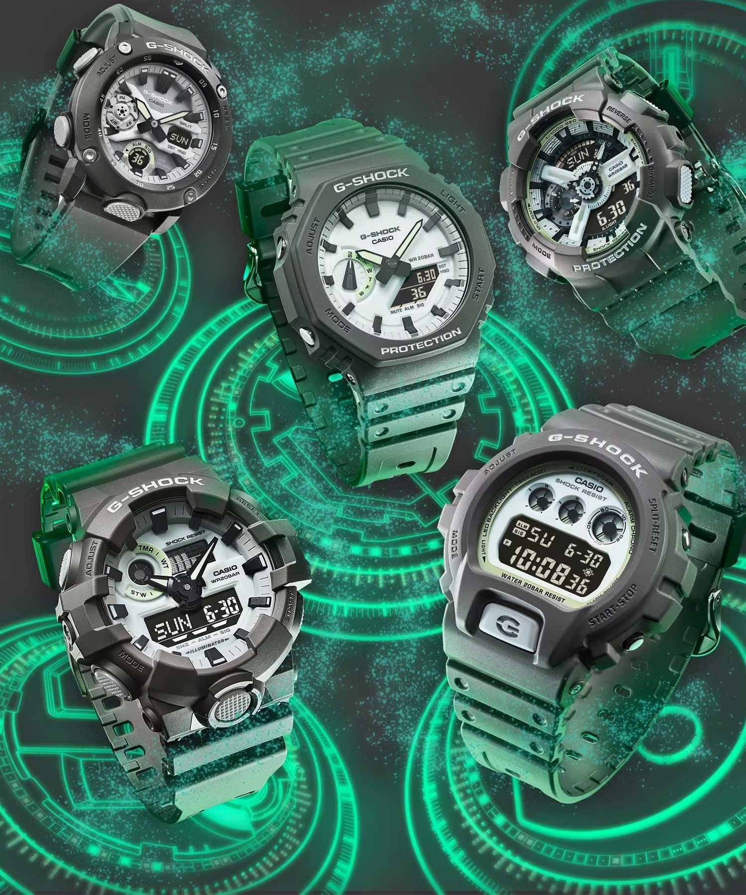 G-SHOCK ジーショック GA-2100HD-8AJF 時計 腕時計(GREY-ONESIZE)