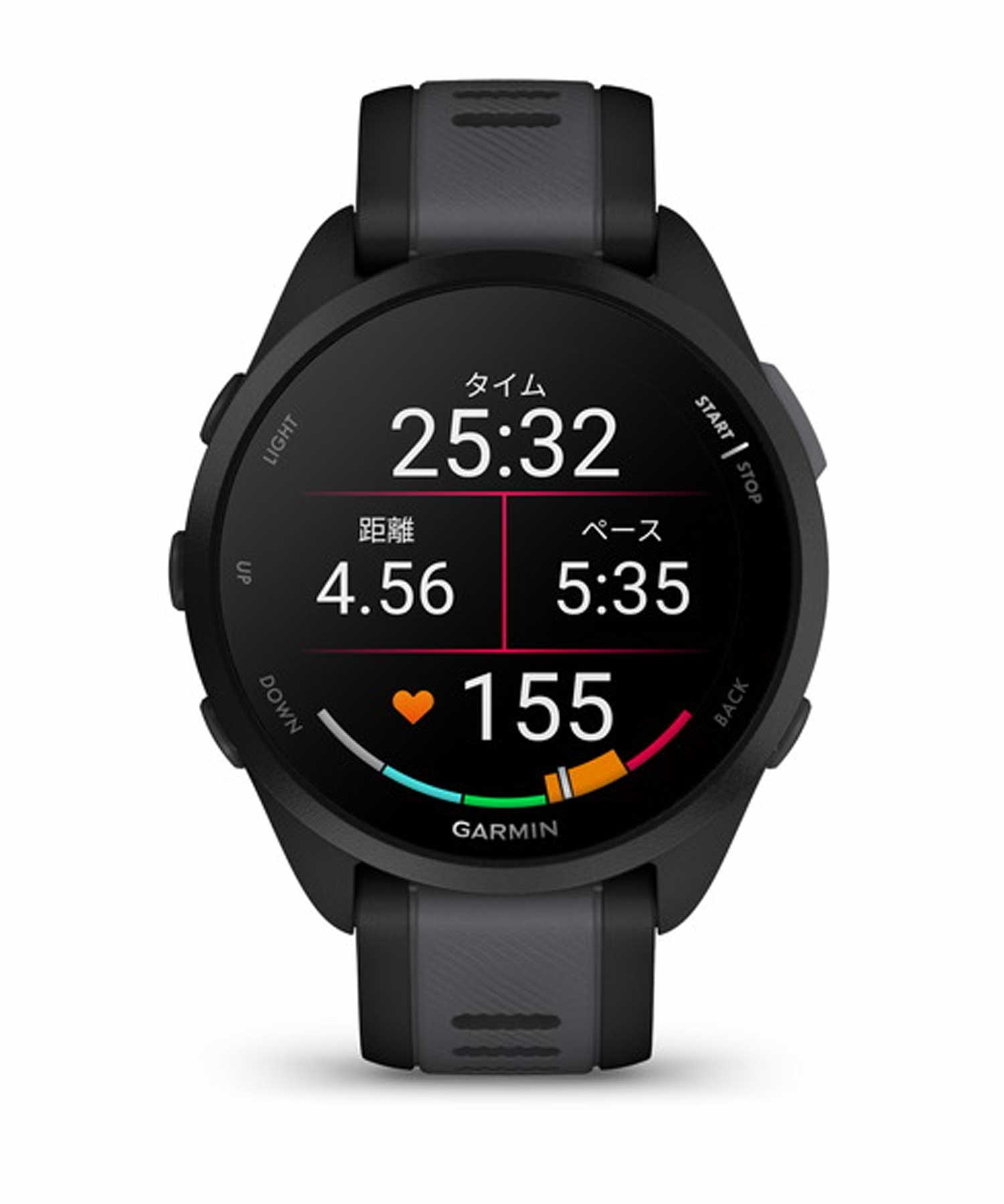 GARMIN ガーミン Forerunner 165 010-02863-80 時計 腕時計 ランニングウォッチ(BK-ONESIZE)