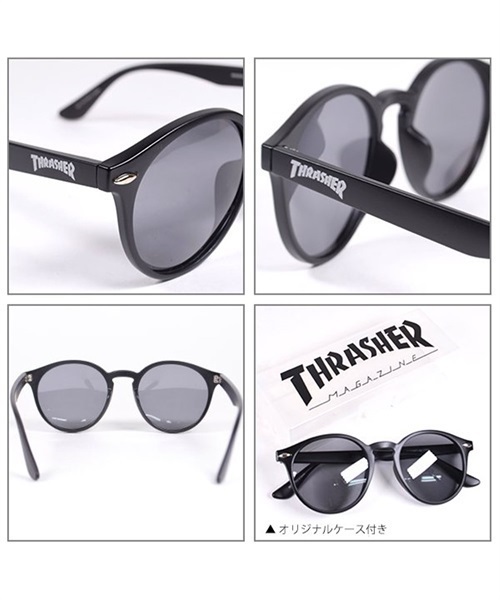 THRASHER/スラッシャー サングラス 紫外線予防 偏光 CIELO 1021 BKSMP