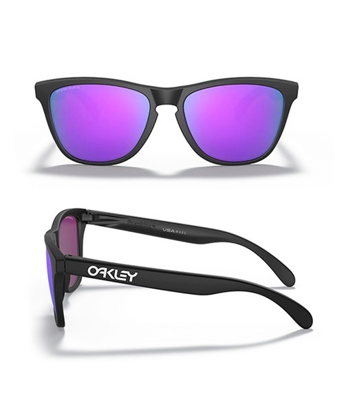 OAKLEY/オークリー サングラス 紫外線予防 FROGSKIN Asia Fit OO9245-9554(MATTEBLACK-F)