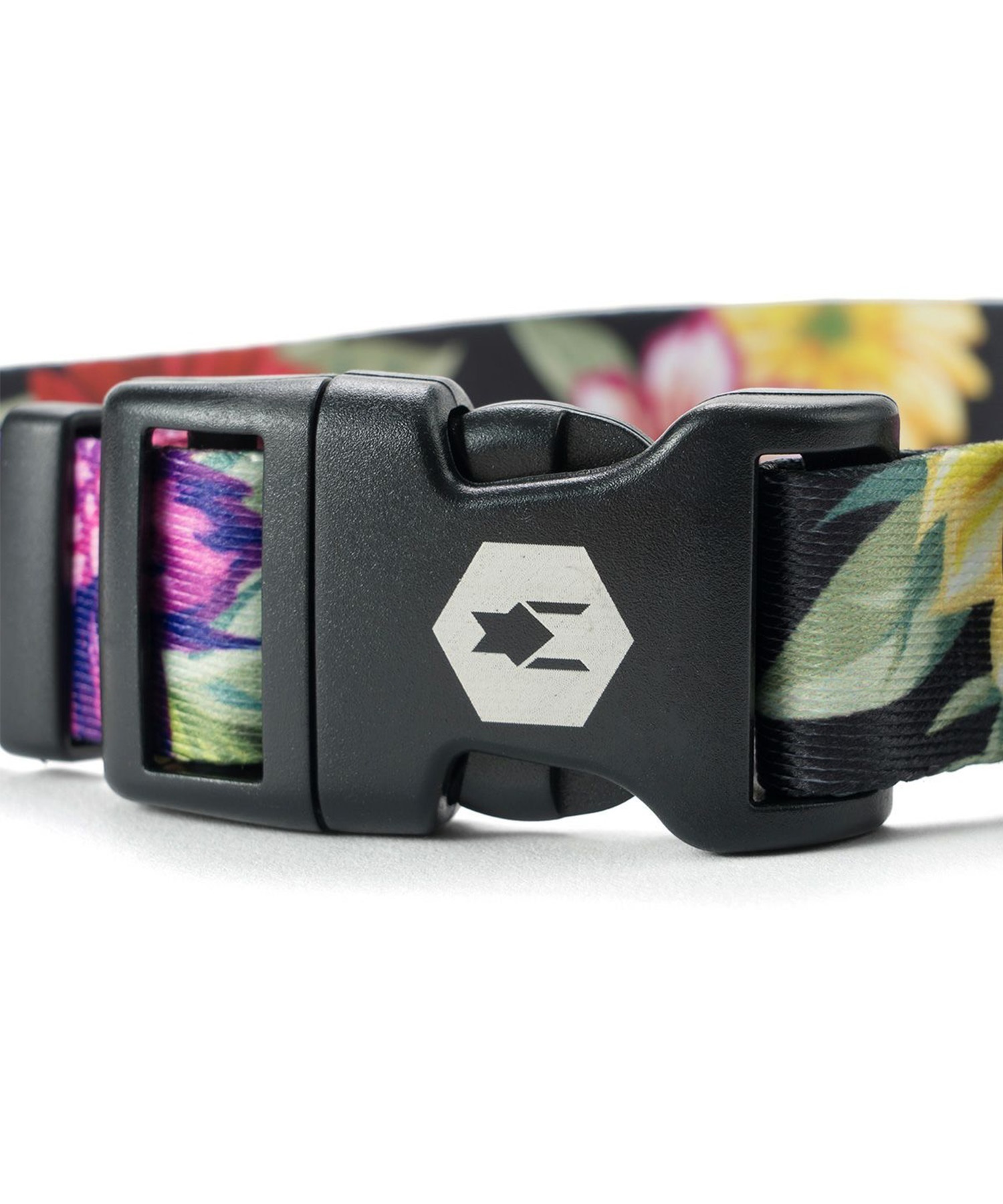 WOLFGANG ウルフギャング 犬用 首輪 DarkFloral COLLAR Lサイズ 中型犬用 大型犬用 ダークフローラル カラー 花柄 ブラック WC-003-00(BK-L)