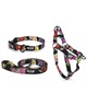 WOLFGANG ウルフギャング 犬用 首輪 DarkFloral COLLAR Lサイズ 中型犬用 大型犬用 ダークフローラル カラー 花柄 ブラック WC-003-00(BK-L)