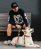 WOLFGANG ウルフギャング 犬用 リード ShatterShapes Leash Lサイズ 中型犬用 大型犬用 シャッターシェイプス リーシュ マルチカラー WL-003-105(MULTI-L)