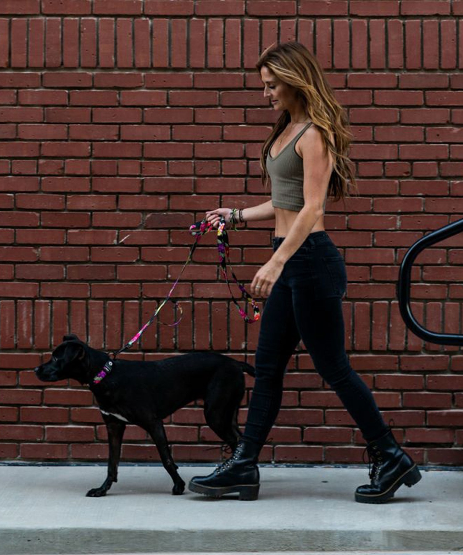 【送料込】POSH パール リード ダークブラウン × ブラック ロイヤル パール リード | POSH ~Fashion, for Fashionable Dog~