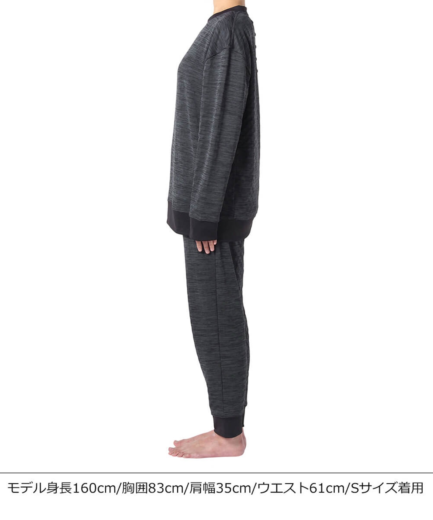 Colantotte/コラントッテ MAGNE マグネ ロングスリーブ AJCJC09 リカバリーロングTシャツ(GRY-S)