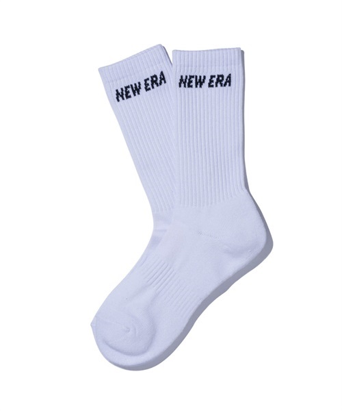 NEW ERA ニューエラ SOCKS CREW 3PAIRS 12674027 ソックス II E14(WHI-F)