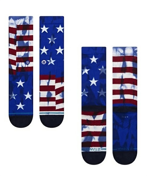 STANCE スタンス THE BANNER A556A21BAN ソックス 靴下 JJ ムラサキスポーツ D22(Navy-L)
