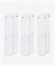 NIKE ナイキ EVERYDAY CUSHIONED CREW エブリデイ クッションド クルー メンズ ソックス 靴下 3足セット SX7664-100(100WHT-23.0cm)