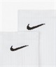 NIKE ナイキ EVERYDAY CUSHIONED CREW エブリデイ クッションド クルー メンズ ソックス 靴下 3足セット SX7664-100(100WHT-23.0cm)