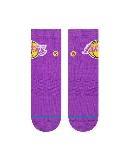 STANCE スタンス LAKERS ST QTR A356C22LAK メンズ 靴下 ソックス JJ K28(PURPL-L)