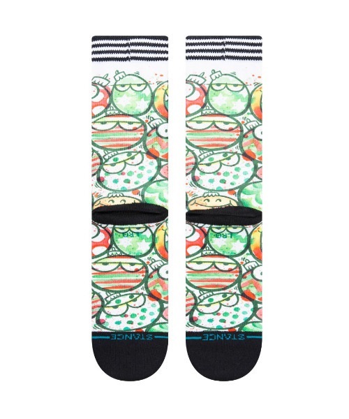 STANCE スタンス KEVIN LYONS ORNAMENT A555D22KEV メンズ 靴下 ソックス JJ K28(WHITE-L)