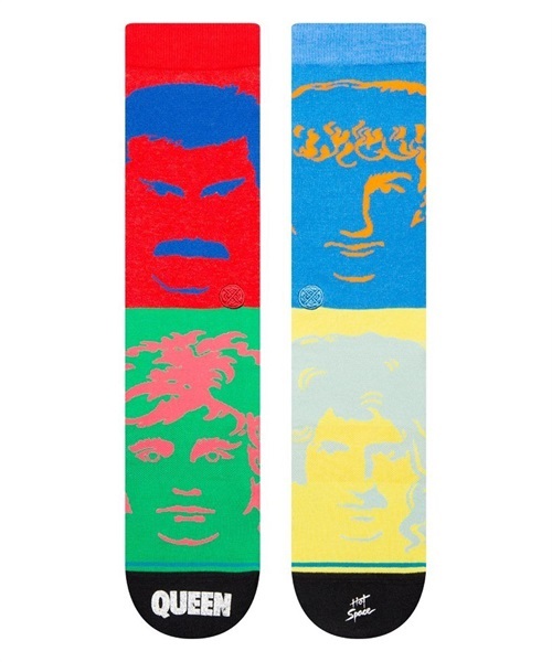 STANCE/スタンス ソックス 靴下 QUEEN クイーン コラボモデル HOT SPACE A545C23HOT(MUL-L)