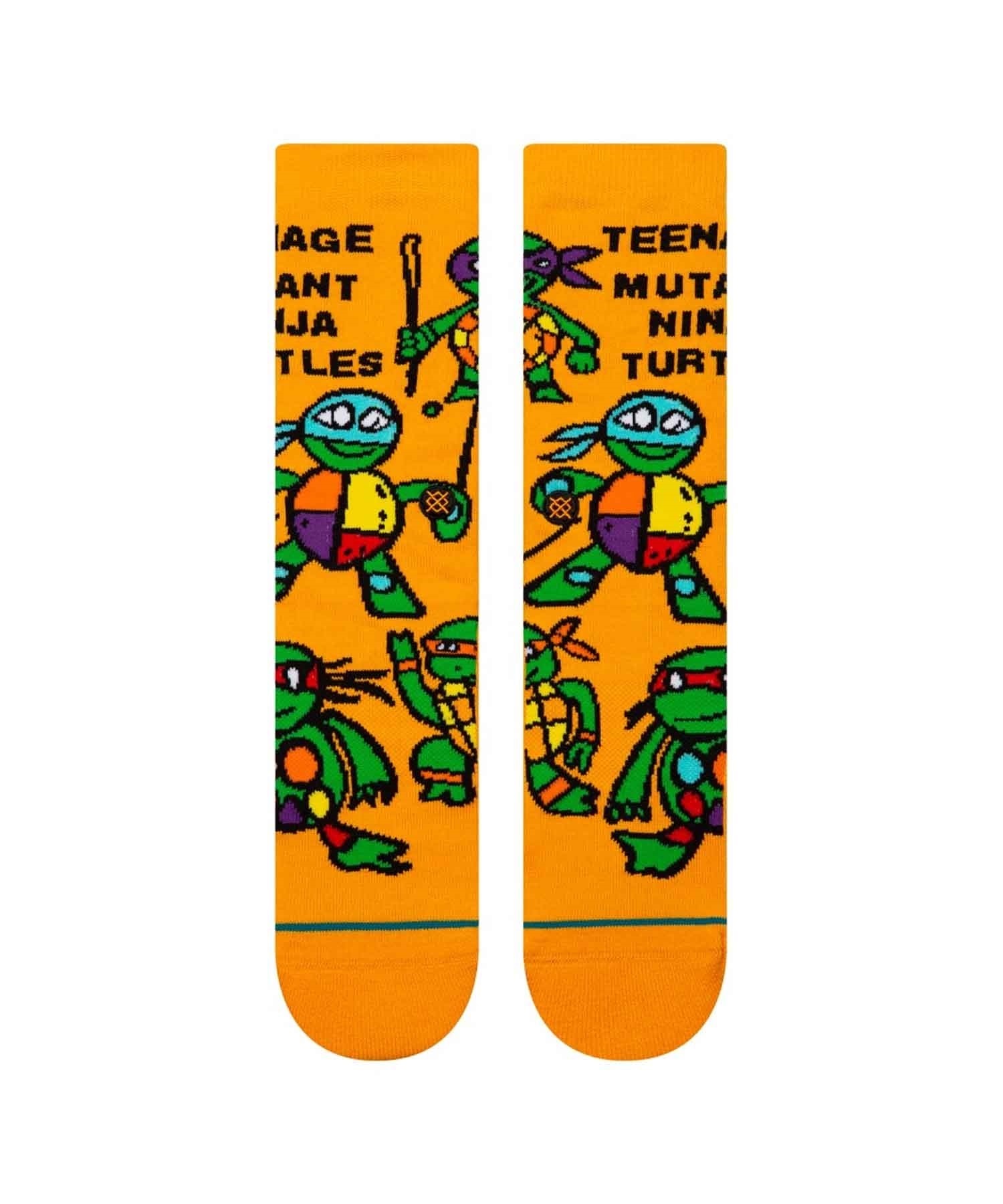 STANCE/スタンス ソックス 靴下 TUBULAR Teenage Mutant Ninja Turtles(ティーンエイジ・ミュータント・ニンジャ・タートル)コラボモデル A556D23TUB(YEL-L)