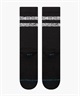 STANCE スタンス SCRATCHED ソックス 靴下 ボーダー柄 ブラック A555D23SCR(BLK-L)
