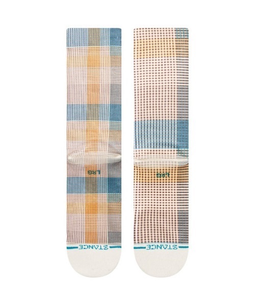 STANCE/スタンス ソックス TARTAN CREW A555A23TAR(TEA-L)