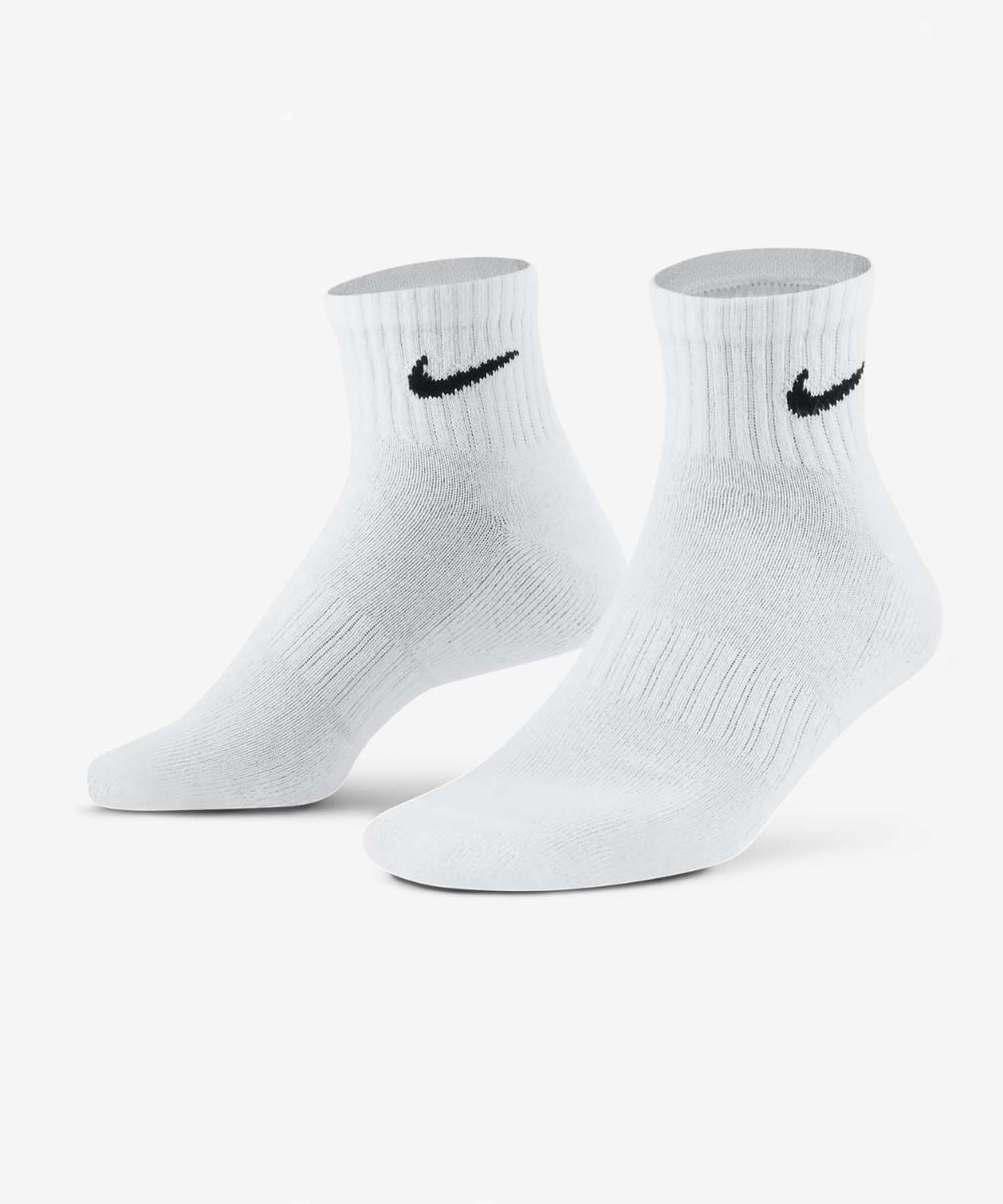 NIKE/ナイキ 靴下 ソックス エブリデイ クッションド クォーター3足セット SX7667-100(100-23.0cm)