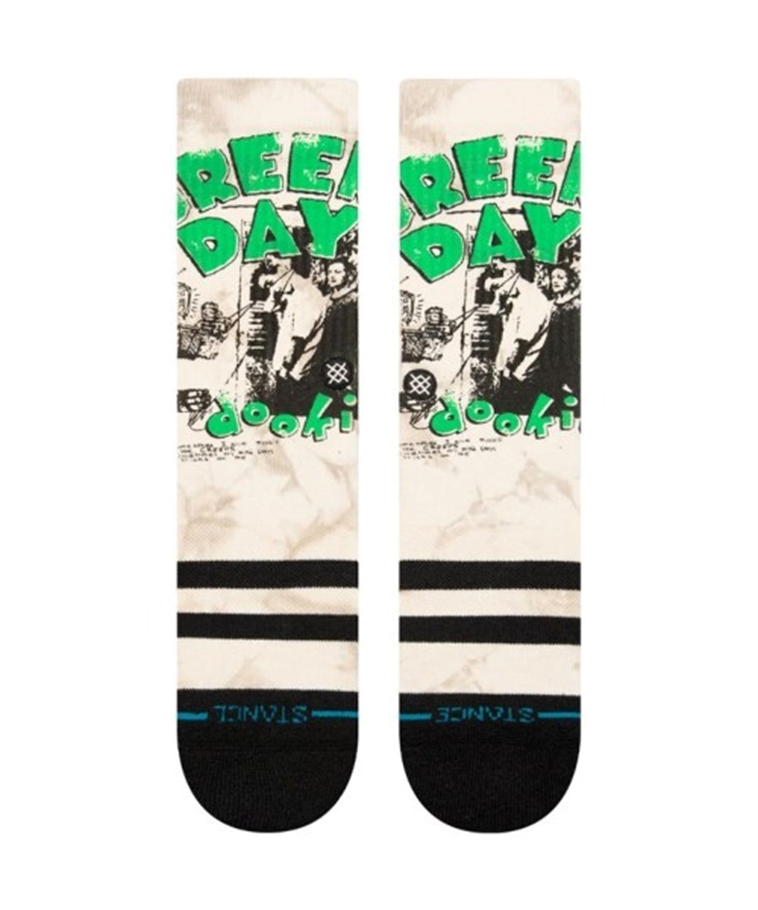 STANCE スタンス ソックス GREEN DAY グリーン・デイ コラボモデル 1994 CREW A556A24199(OFFWH-M)