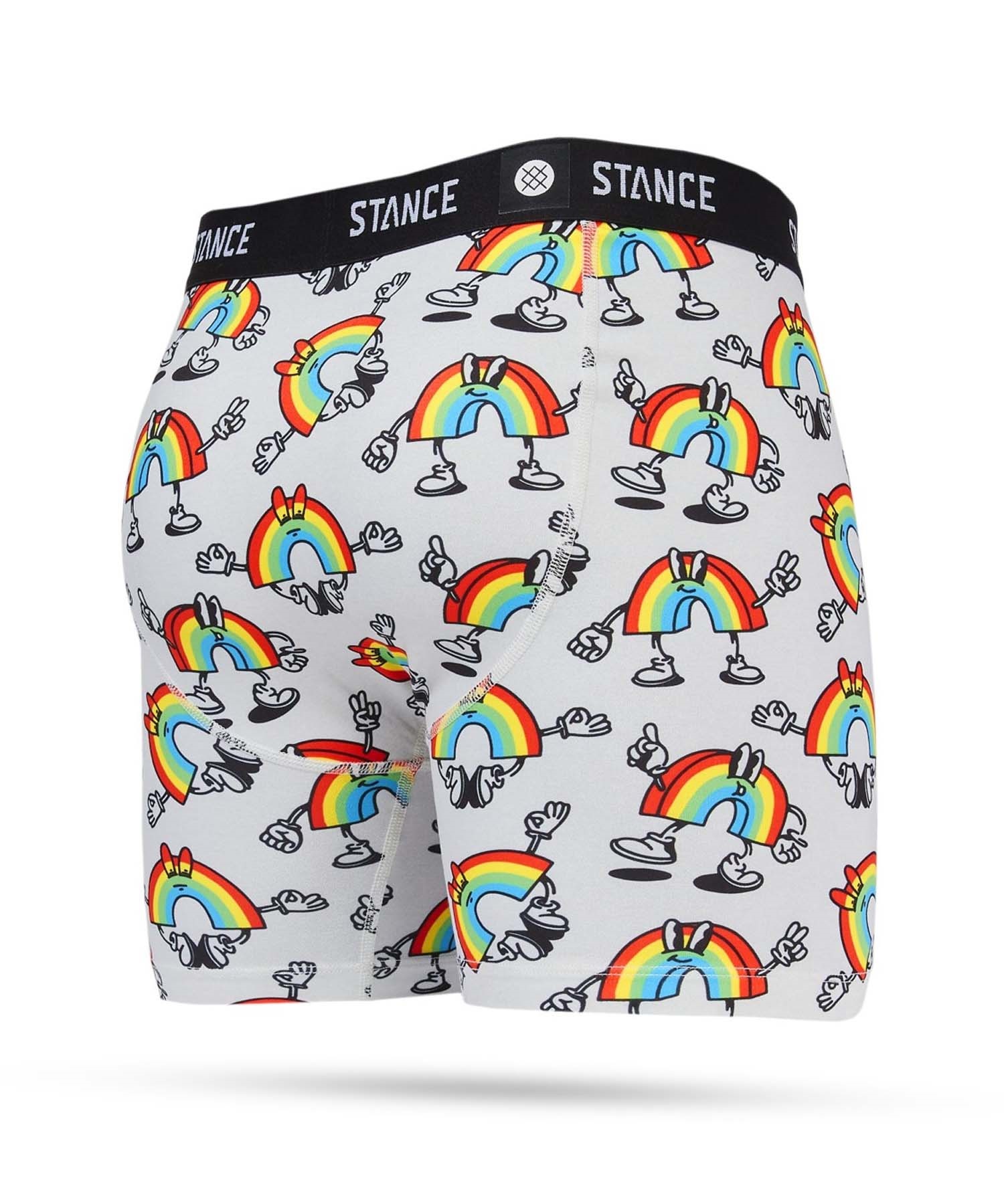 STANCE スタンス メンズ ボクサーパンツ VIBEON POLYESTER BLEND BOXER BRIEF M803A24VIB(RAINB-S)