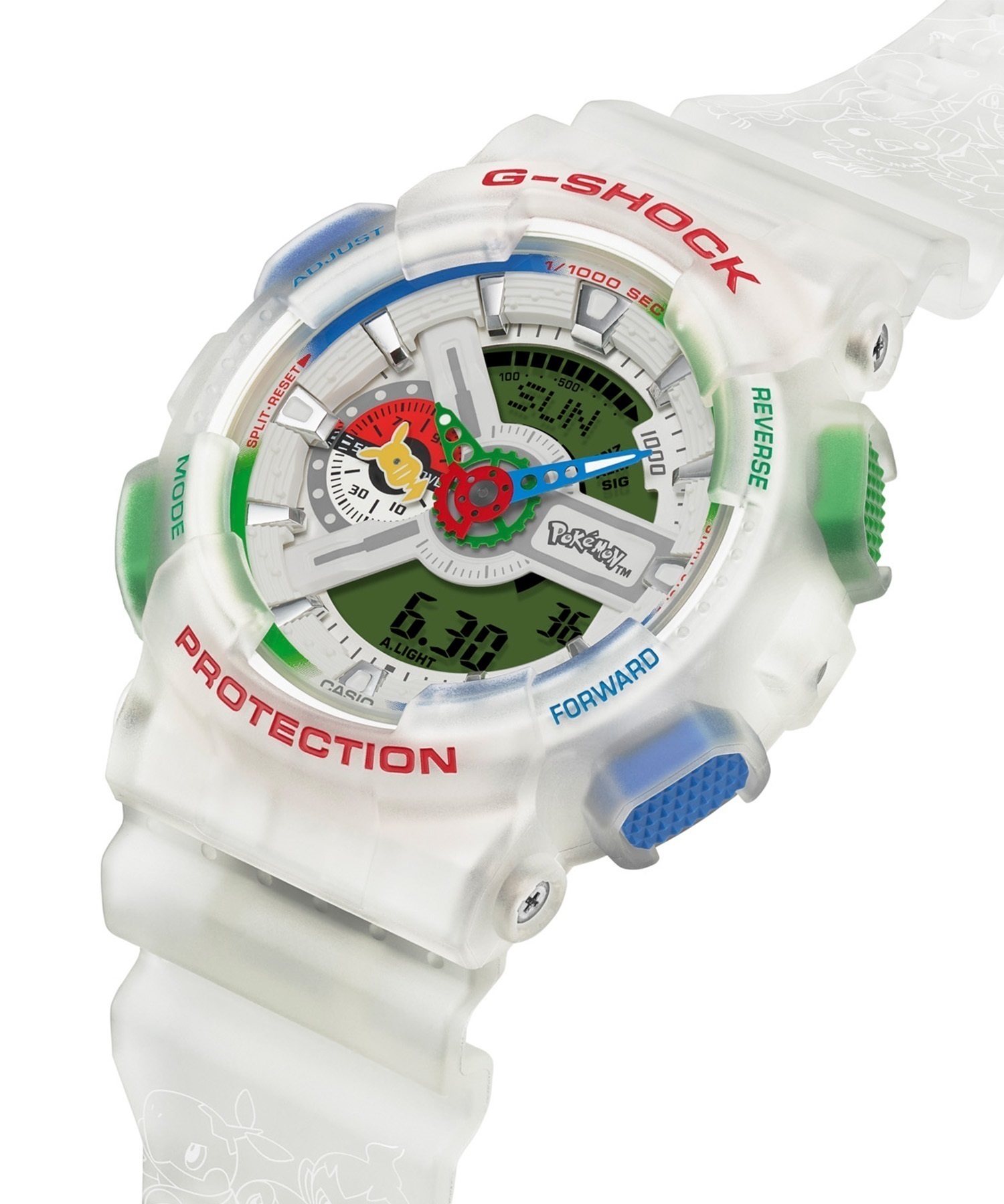 抽選受付早期締め切り【抽選ページ】G-SHOCK ジーショック 腕時計 Pokemon コラボレーションモデル GA-110PKM-7AJR(WT-ONE)