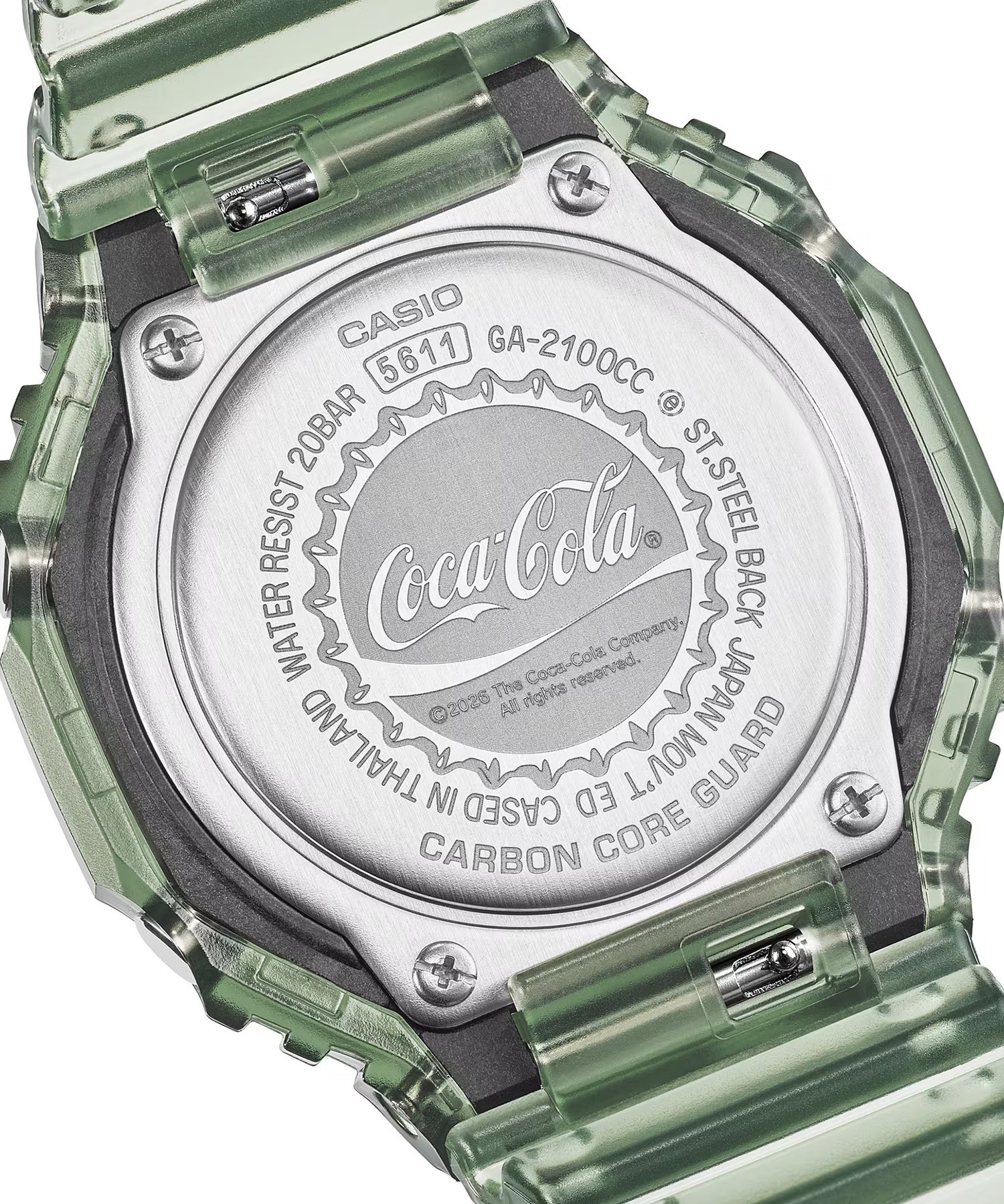 【抽選ページ】オンラインストア限定 G-SHOCK ジーショック 腕時計 Coca-Cola コカ・コーラ コラボレーションモデル GA-2100CC-3AJR  ￥27,500(抽選応募-お１人様１回)