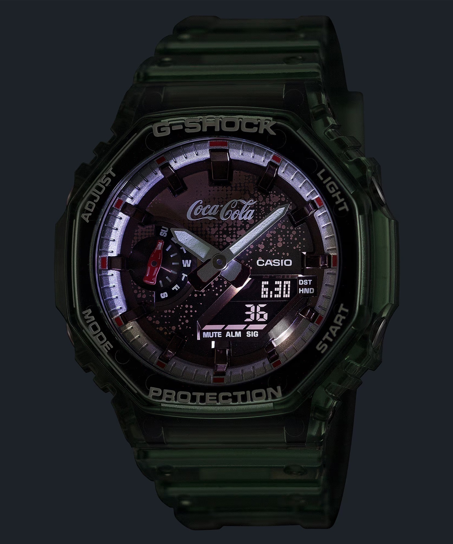 【抽選ページ】オンラインストア限定 G-SHOCK ジーショック 腕時計 Coca-Cola コカ・コーラ コラボレーションモデル GA-2100CC-3AJR  ￥27,500(抽選応募-お１人様１回)
