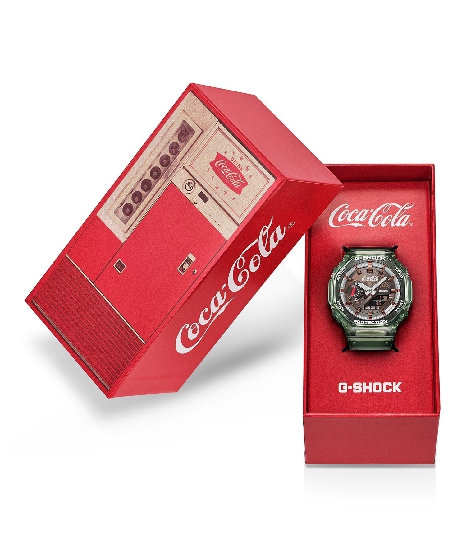 【抽選ページ】オンラインストア限定 G-SHOCK ジーショック 腕時計 Coca-Cola コカ・コーラ コラボレーションモデル GA-2100CC-3AJR  ￥27,500(抽選応募-お１人様１回)