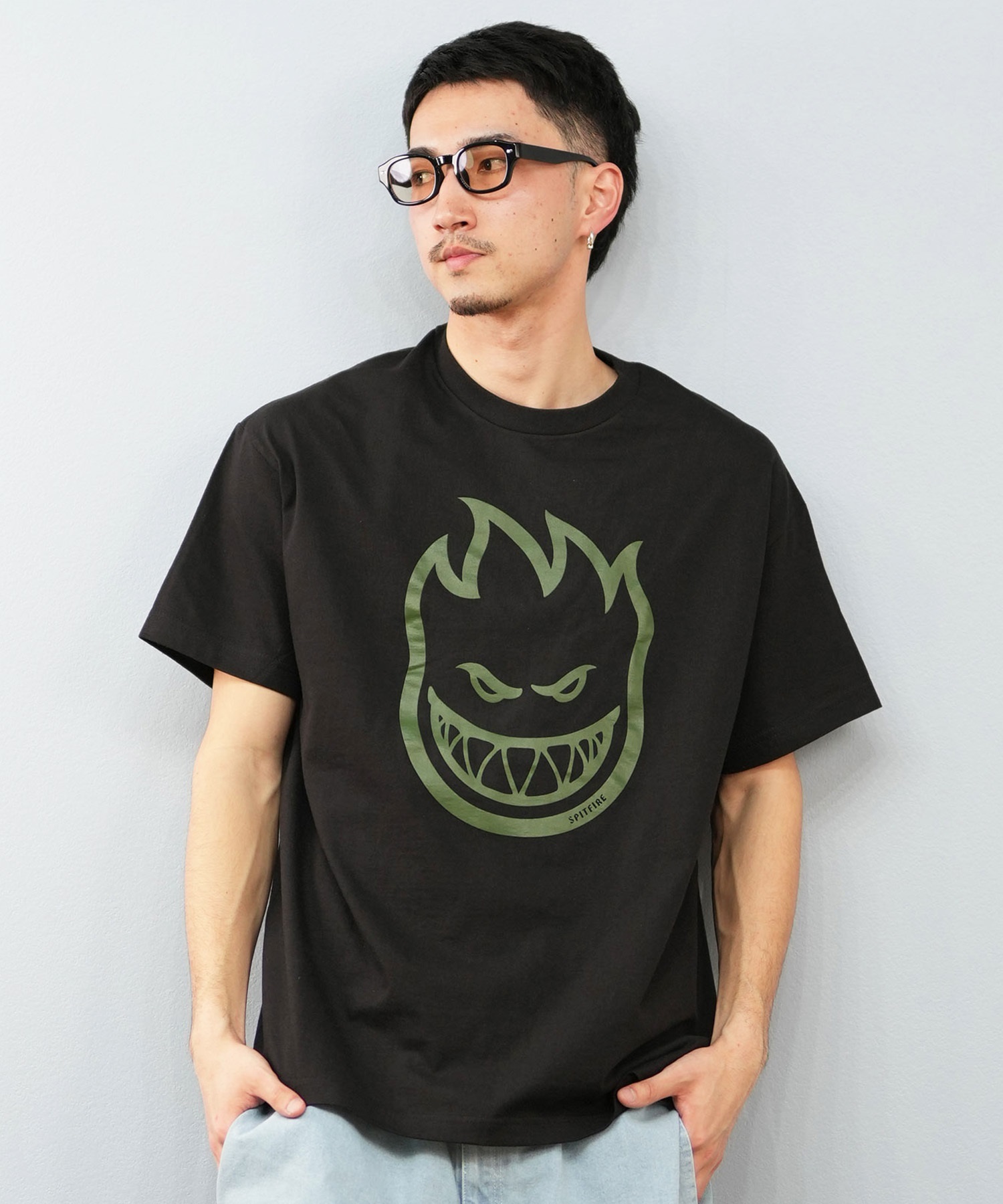 SPITFIRE スピットファイヤー 半袖 Tシャツ メンズ ロゴ フロント