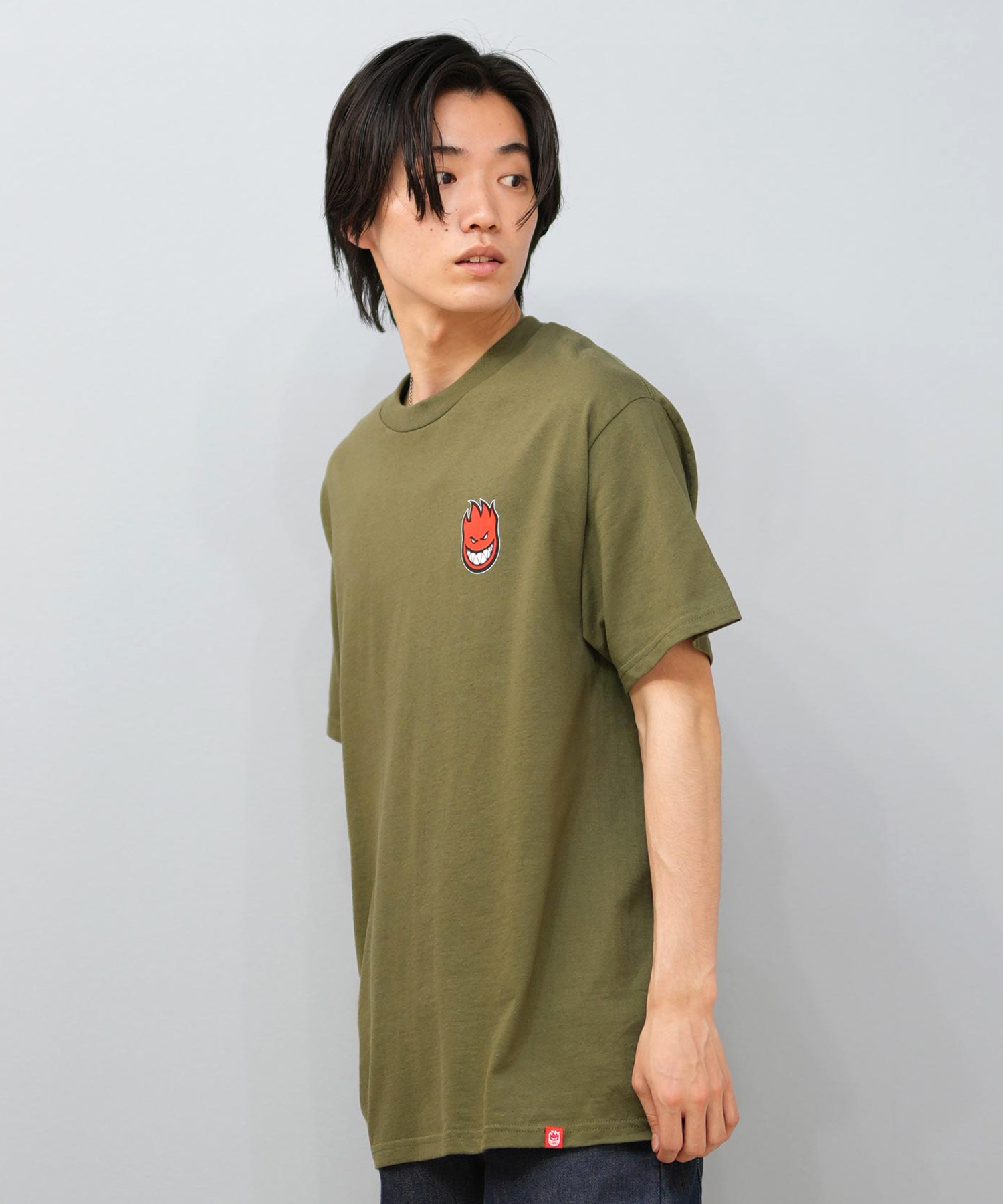 SPITFIRE スピットファイヤー 半袖 Tシャツ メンズ フロントロゴ ワン