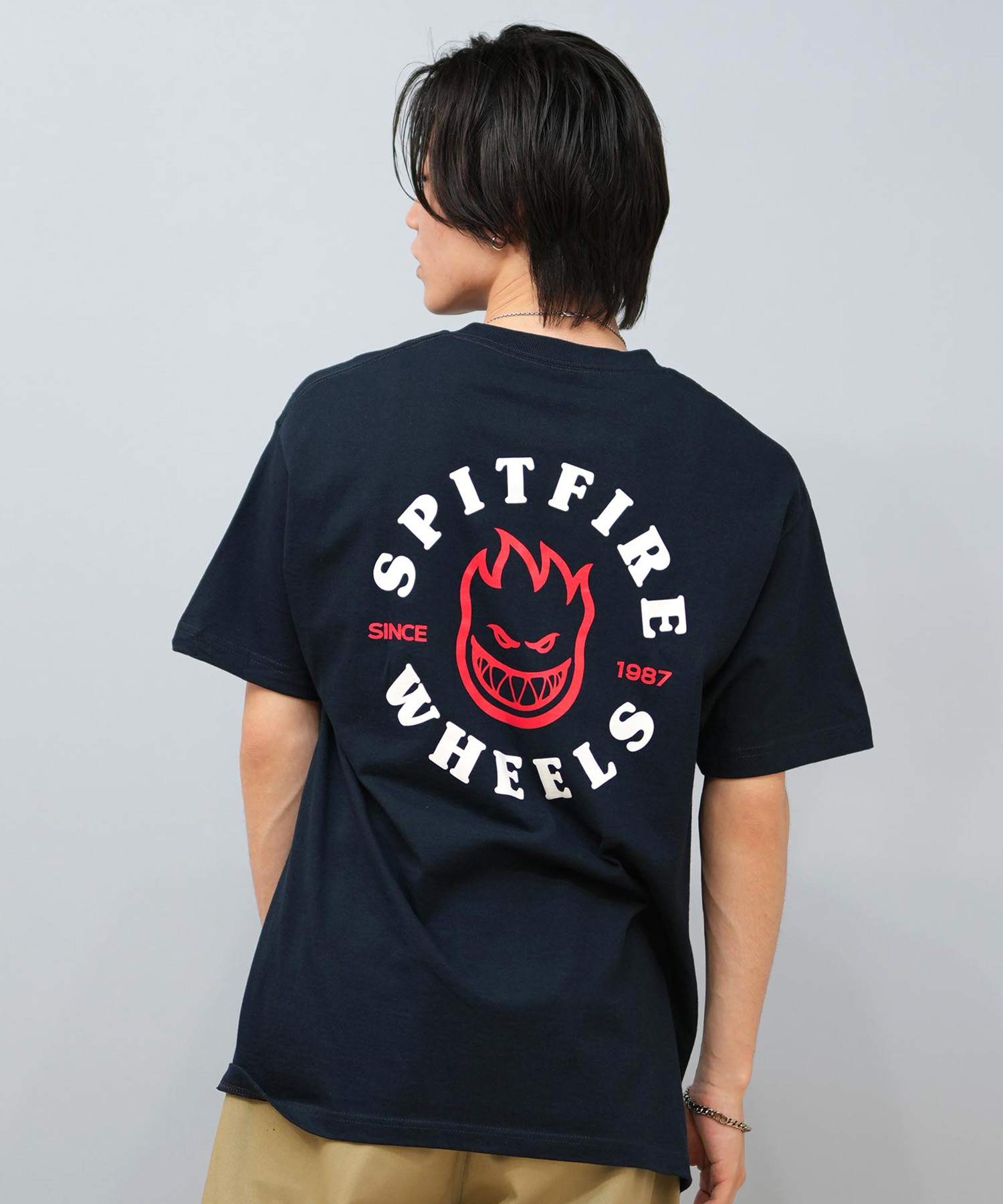 SPITFIRE スピットファイヤー 半袖 Tシャツ メンズ バックプリント