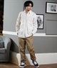 DEAR LAUREL ディアローレル 長袖 シャツ メンズ シンプル D25S2202(NVY-M)
