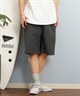 DEAR LAUREL ディアローレル × GRAMICCI グラミチ コラボ ハーフパンツ ショートパンツ メンズ ショーツ 無地 ワンポイント ロゴ GMP5-S2009 ムラサキスポーツ限定(BK-M)