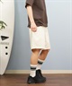 DEAR LAUREL ディアローレル × GRAMICCI グラミチ コラボ ハーフパンツ ショートパンツ メンズ ショーツ 無地 ワンポイント ロゴ GMP5-S2009 ムラサキスポーツ限定(BK-M)