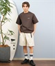 DEAR LAUREL ディアローレル × GRAMICCI グラミチ コラボ ハーフパンツ ショートパンツ メンズ ショーツ 無地 ワンポイント ロゴ GMP5-S2009 ムラサキスポーツ限定(BK-M)