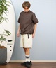DEAR LAUREL ディアローレル × GRAMICCI グラミチ コラボ ハーフパンツ ショートパンツ メンズ ショーツ 無地 ワンポイント ロゴ GMP5-S2009 ムラサキスポーツ限定(BK-M)