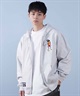 TOY MACHINE トイマシーン パーカー メンズ フルジップ ビックシルエット 刺繍ロゴ ムラサキスポーツ限定 MTMPFSW4(ASH-M)