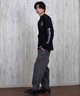 TOY MACHINE トイマシーン 長袖 Tシャツ メンズ ビックシルエット バックプリント ムラサキスポーツ限定 MTMPFLT1(BLACK-M)