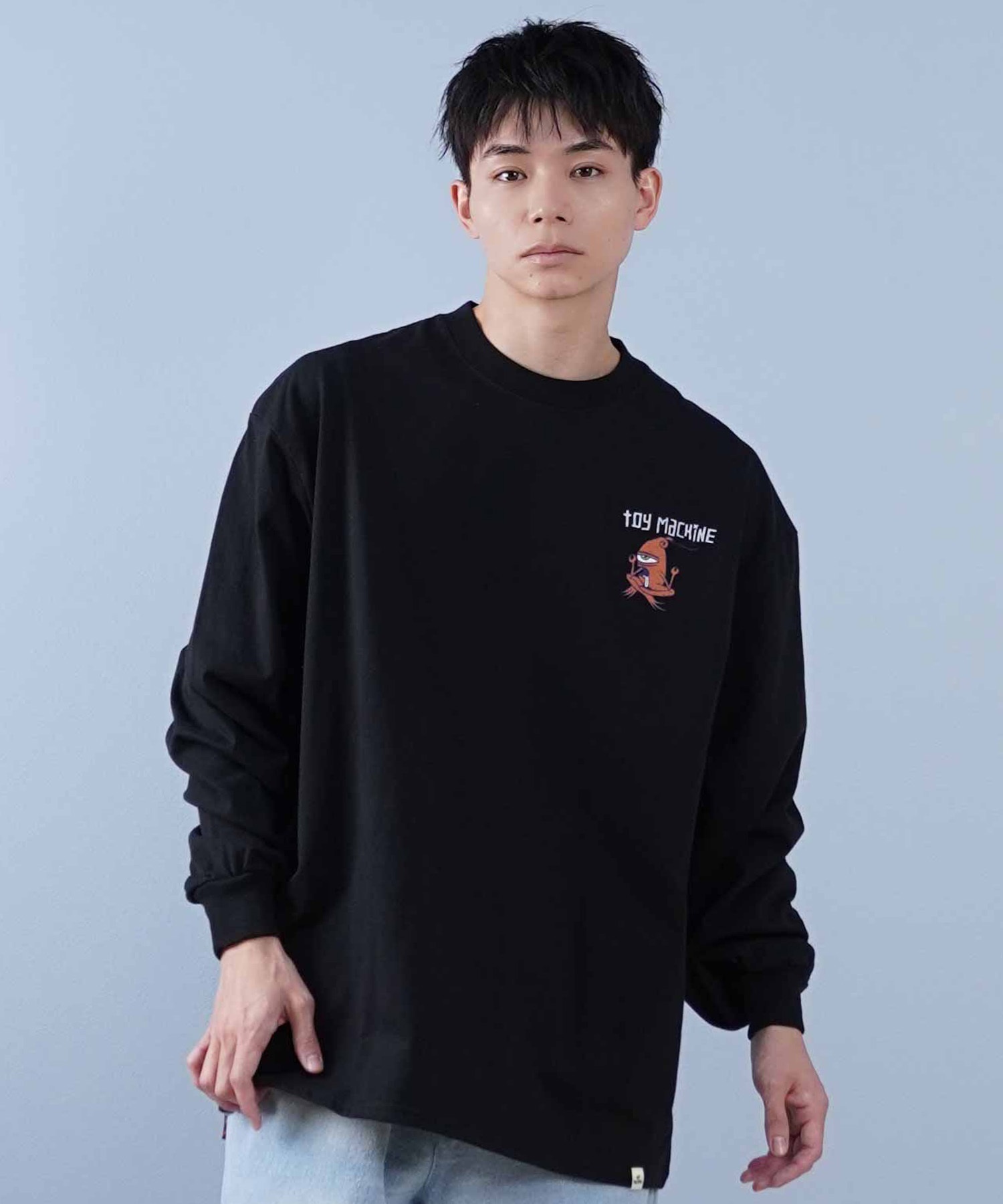 TOY MACHINE トイマシーン 長袖 Tシャツ メンズ ビック