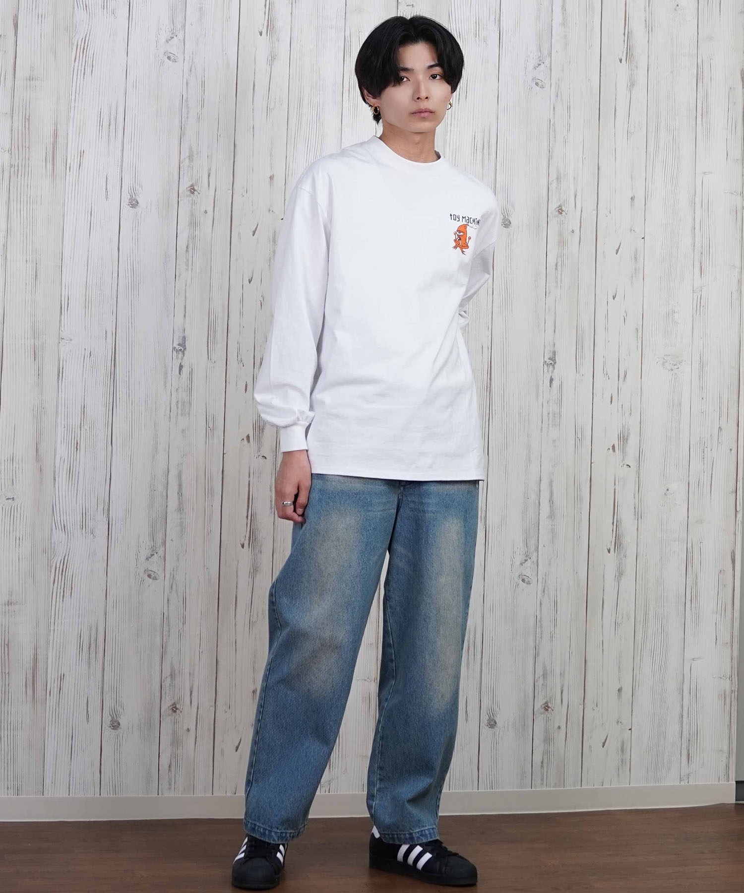 TOY MACHINE トイマシーン 長袖 Tシャツ メンズ ビック