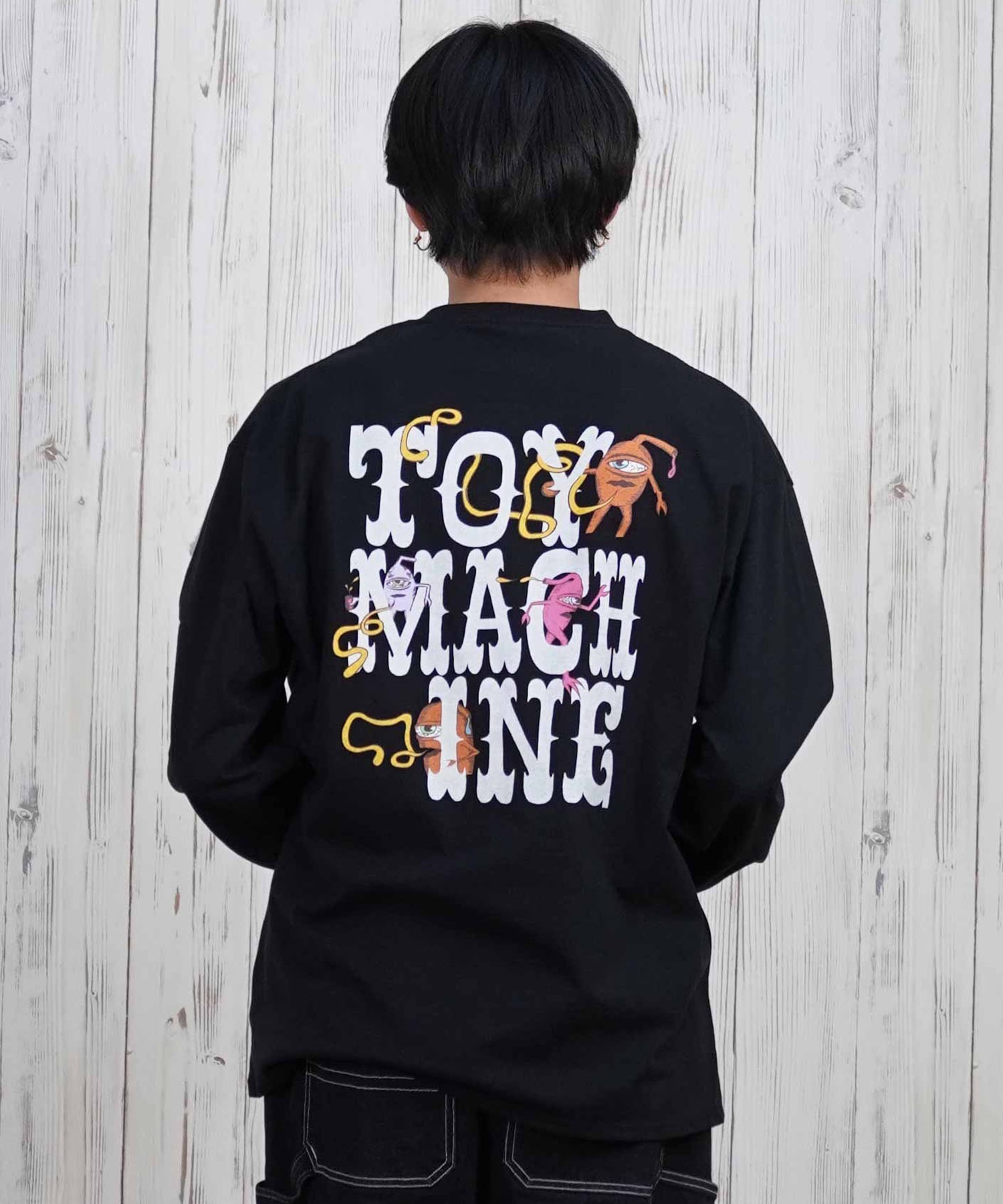 TOY MACHINE トイマシーン 長袖 Tシャツ メンズ ビック