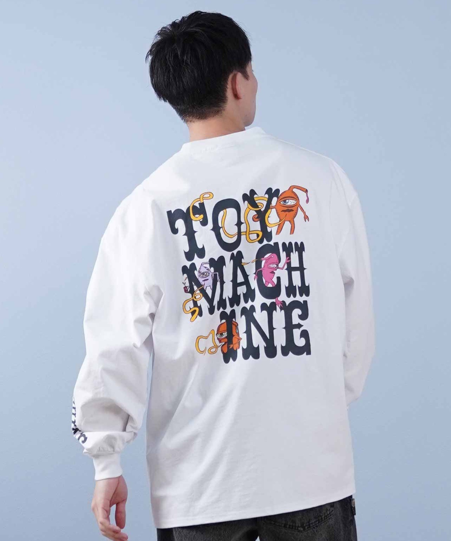 TOY MACHINE トイマシーン 長袖 Tシャツ メンズ ビックシルエット
