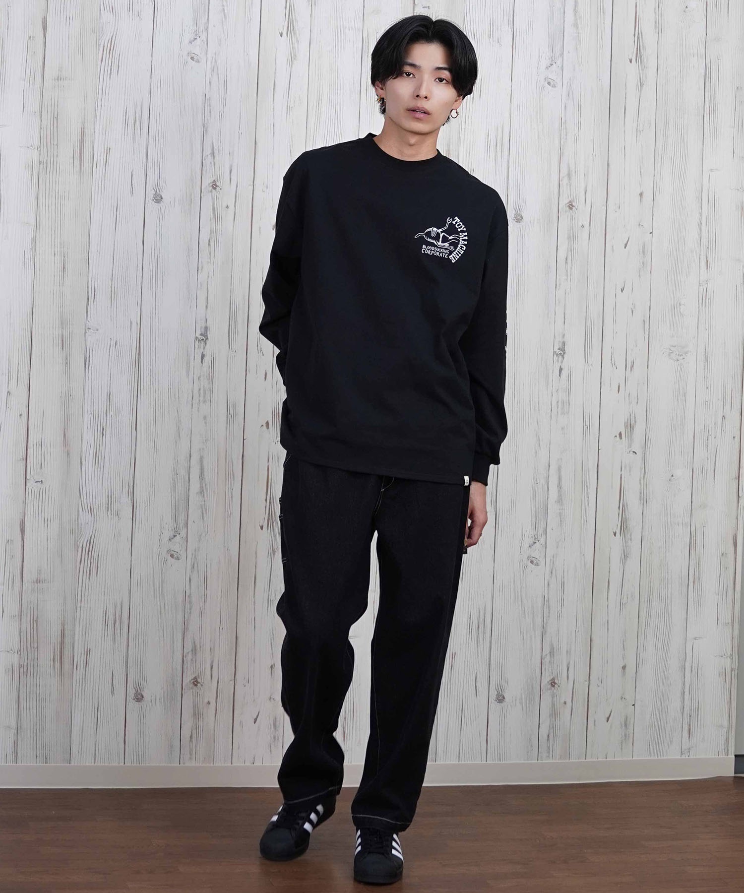 TOY MACHINE トイマシーン 長袖 Tシャツ メンズ ビック