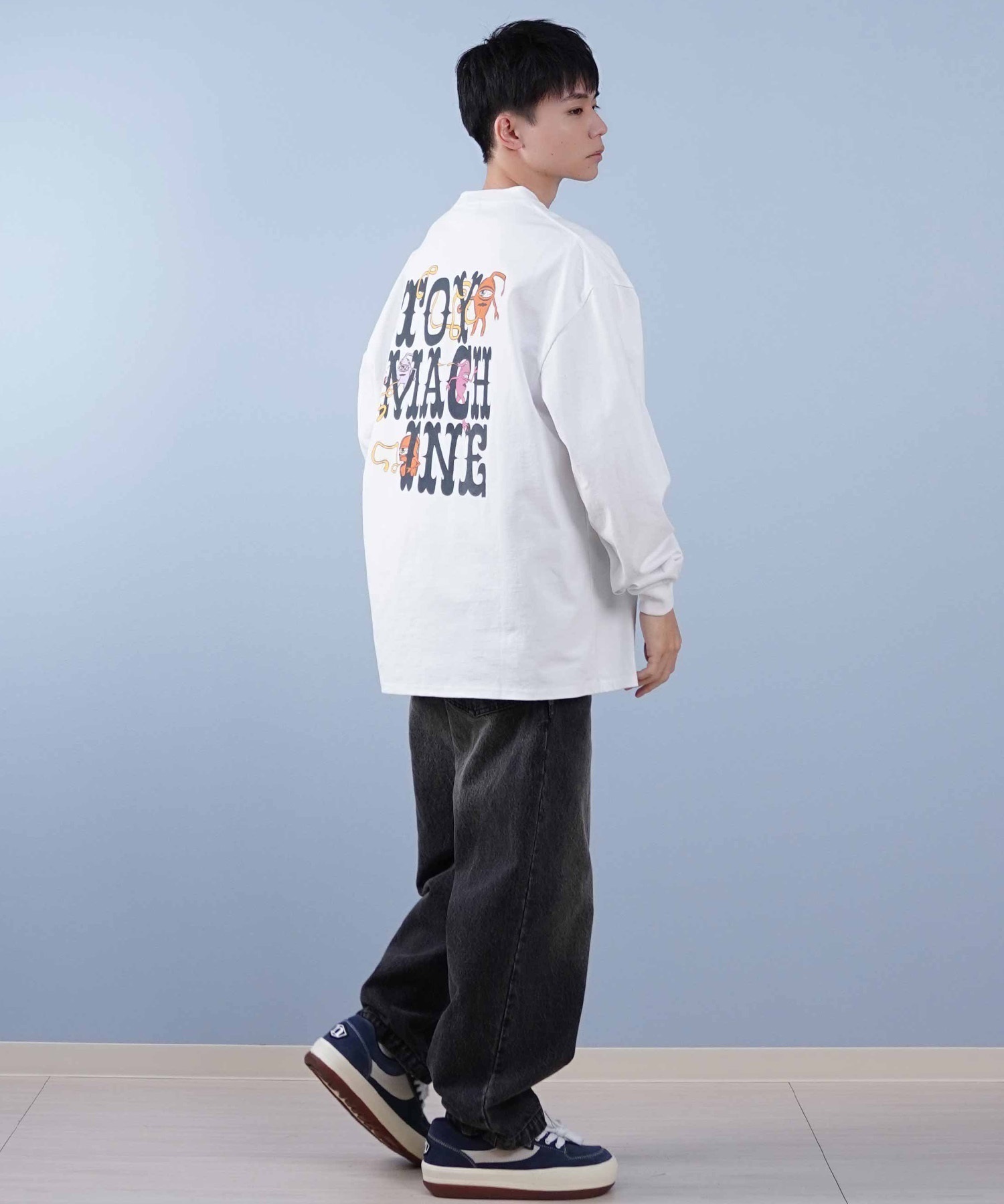 TOY MACHINE トイマシーン 長袖 Tシャツ メンズ ビックシルエット