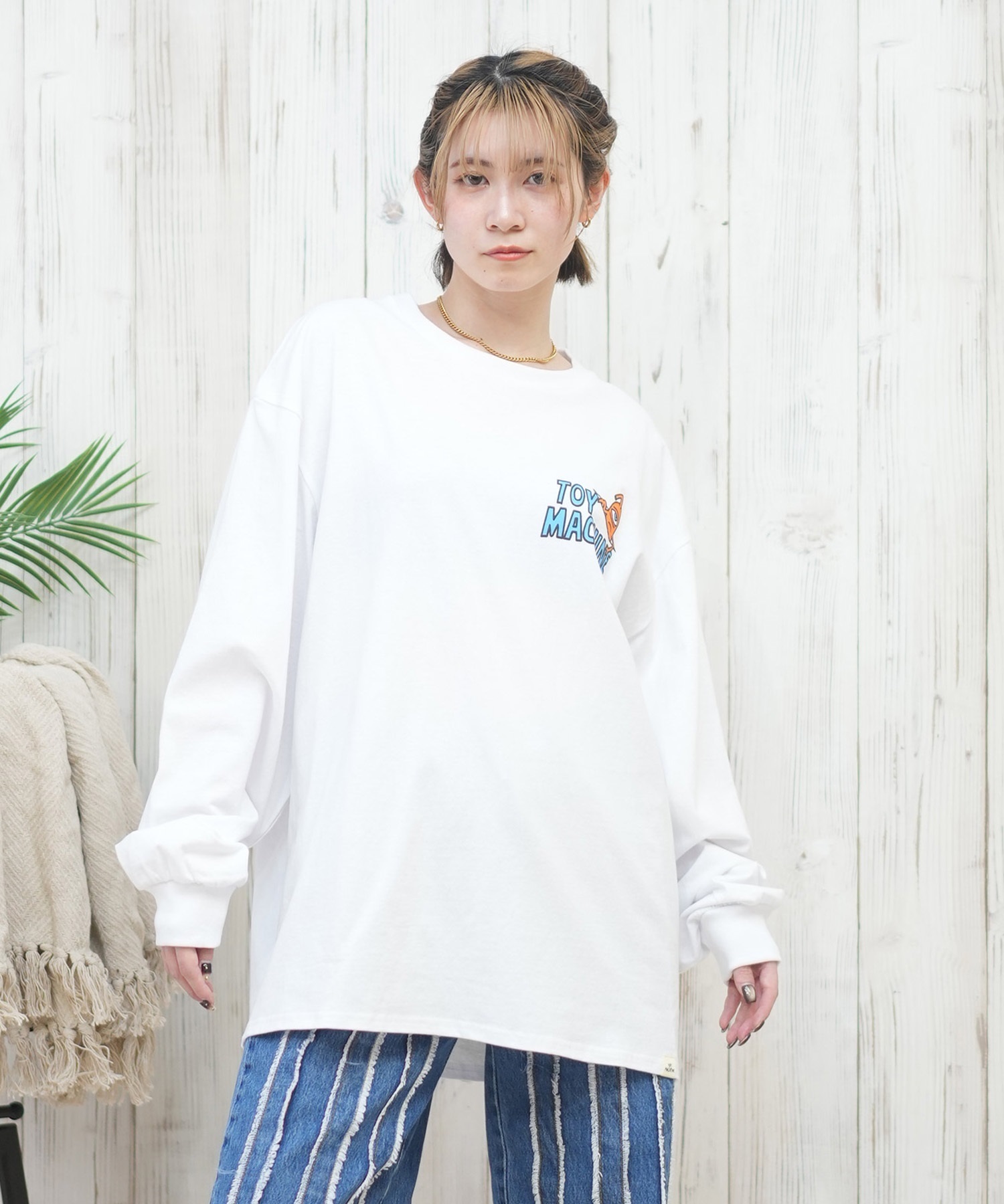 TOY MACHINE トイマシーン 長袖 Tシャツ レディース ロンT