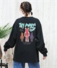 TOY MACHINE トイマシーン 長袖 Tシャツ レディース ロンT オーバーサイズ バックプリント MTMPFLT9 ムラサキスポーツ限定(WHITE-M)