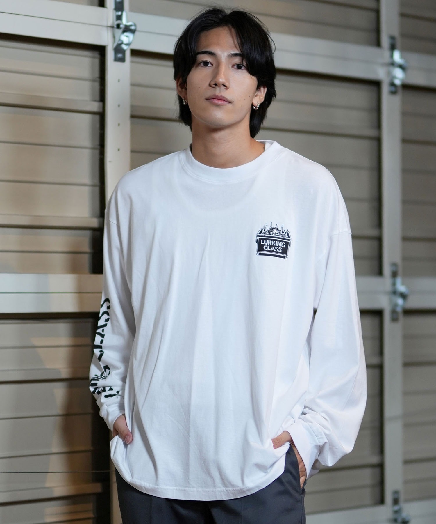 LURKING CLASS ラーキングクラス 長袖 Tシャツ ロンT メンズ バック