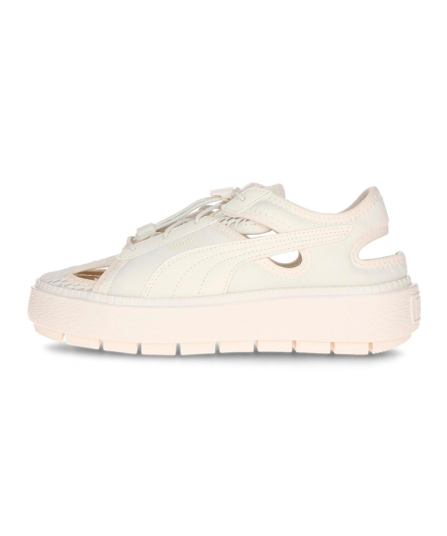 PUMA プーマ サンダル レディース 厚底 軽量 プラットフォーム トレースライト ミュール 382872(06-23.0cm)